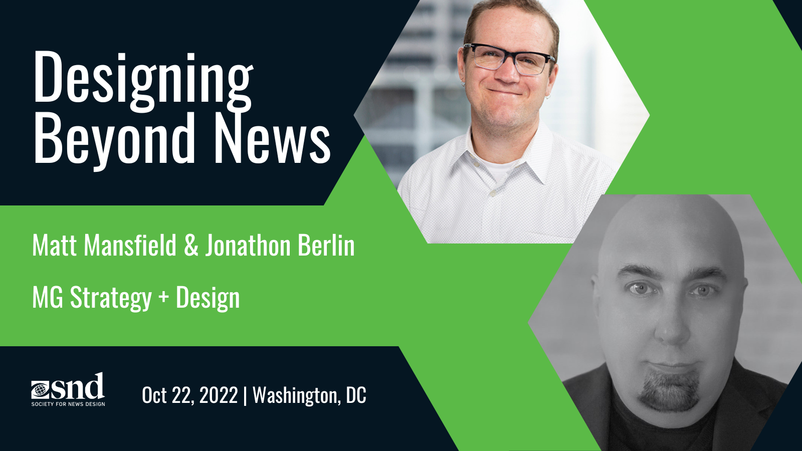 Matt Mansfield and Jonathon Berlin join the Lineup for Designing Success￼