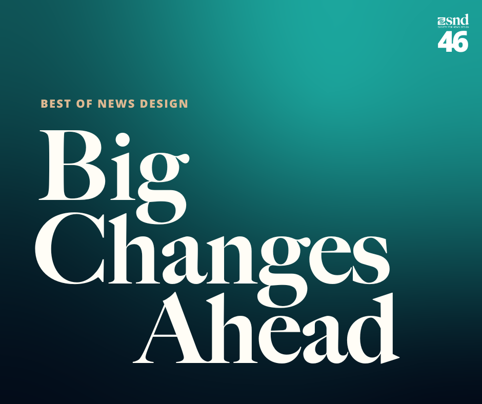 Major changes to the annual Best of News Design Creative Competition!