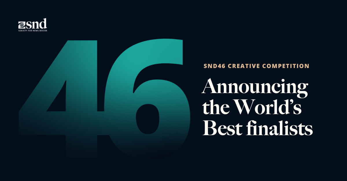 The Society for News Design announces finalists for World’s Best Designed