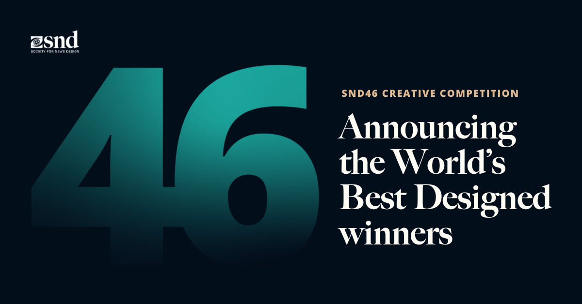 de Volkskrant, Politico Europe, The Washington Post and The Pudding named World’s Best Designed